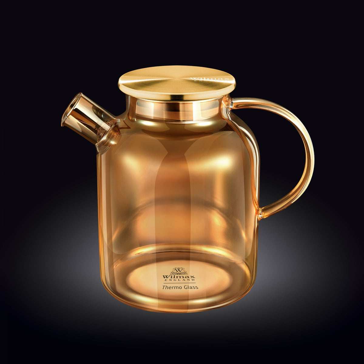 Wilmax-Thermoglastheekanne 54oz — Für Teeliebhaber, herdgeeignet | Desfino