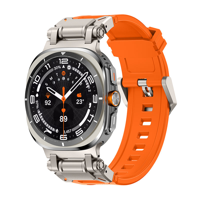 Navigator FKM -ranneke — Samsung Watch Ultra 47 mm, 140–230 mm, tappisolki - Desfino