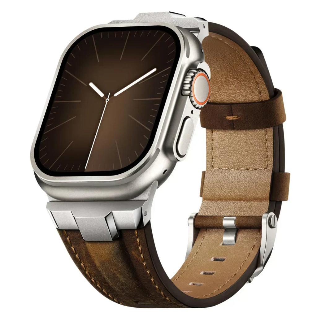 Kožený řemínek Wayfarer pro Apple Watch — odolný řemínek pro každodenní nošení - Desfino