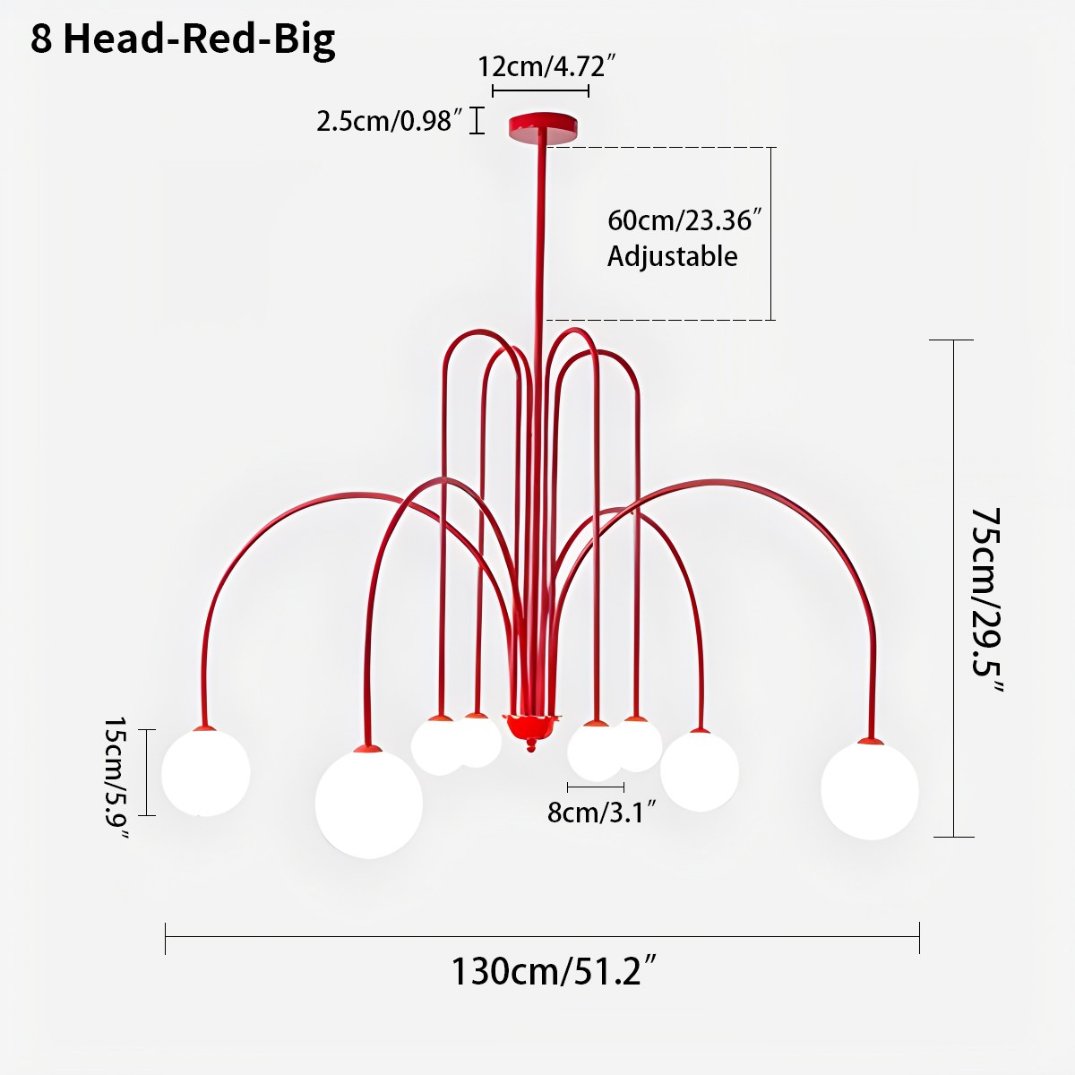 Avi Double Layer Glass Chandelier | Desfino