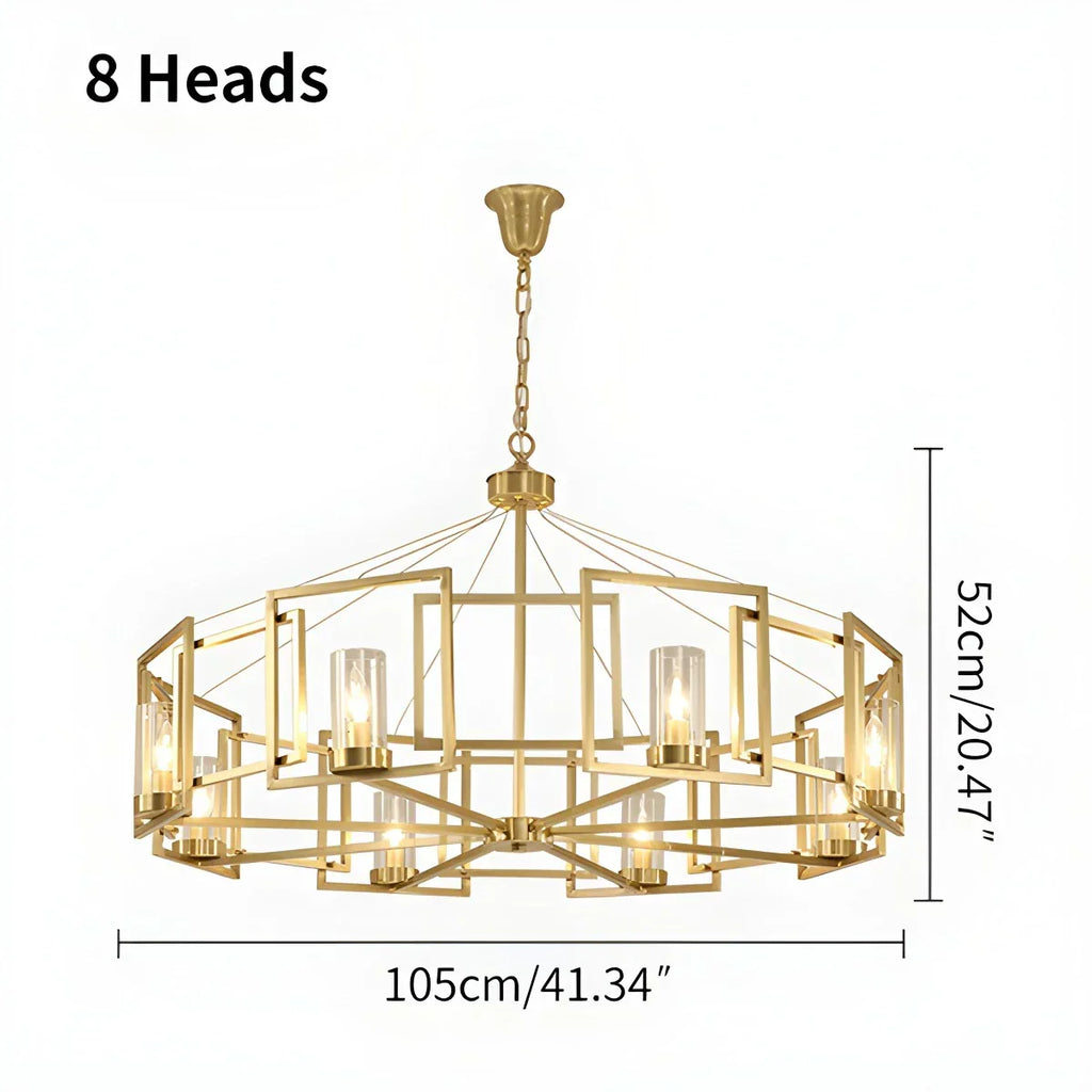 Modern Luxury All Copper Chandelier | Desfino