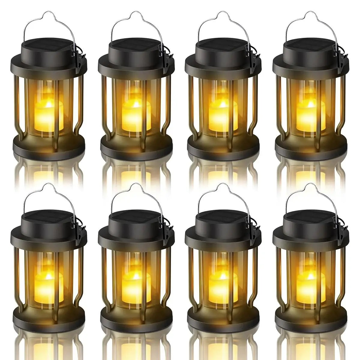 Solar Flameless Candle Lantern Hanging Light | Desfino