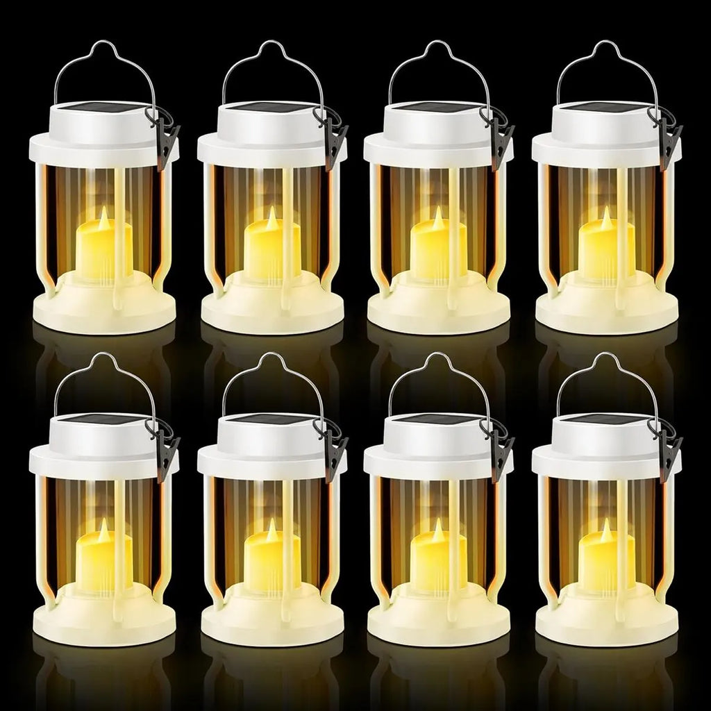 Solar Flameless Candle Lantern Hanging Light | Desfino
