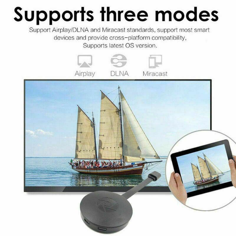 1080P kabelloser HDMI-Bildschirmspiegelungs-Empfänger — Tragbarer Adapter - Desfino