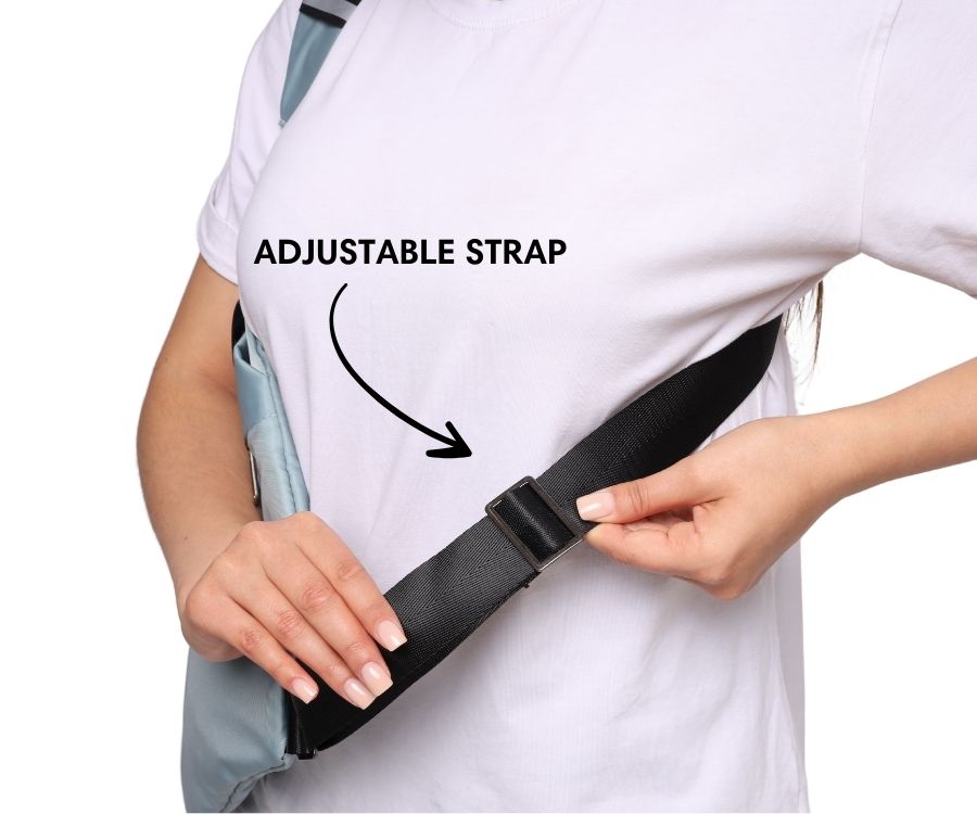 Slim Anti-Theft Travel Bag — Front Carry, Hidden Zippers, Storage - Desfino