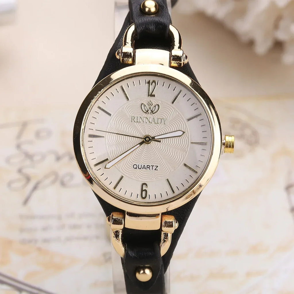 Relógio de pulso elegante para mulher Aurelia — Bracelete durável, mecanismo preciso - Desfino