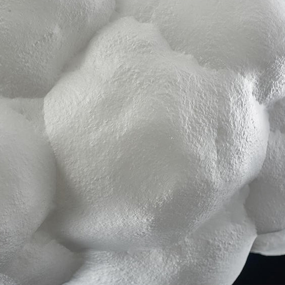AstraLumen White PVC Cotton Cloud-Shaped LED Pendant Light - Desfino