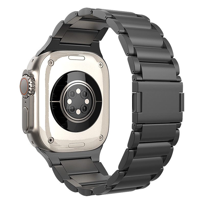 Solten-titanrem for Apple Watch Ultra — armbånd med magnetisk lås - Desfino
