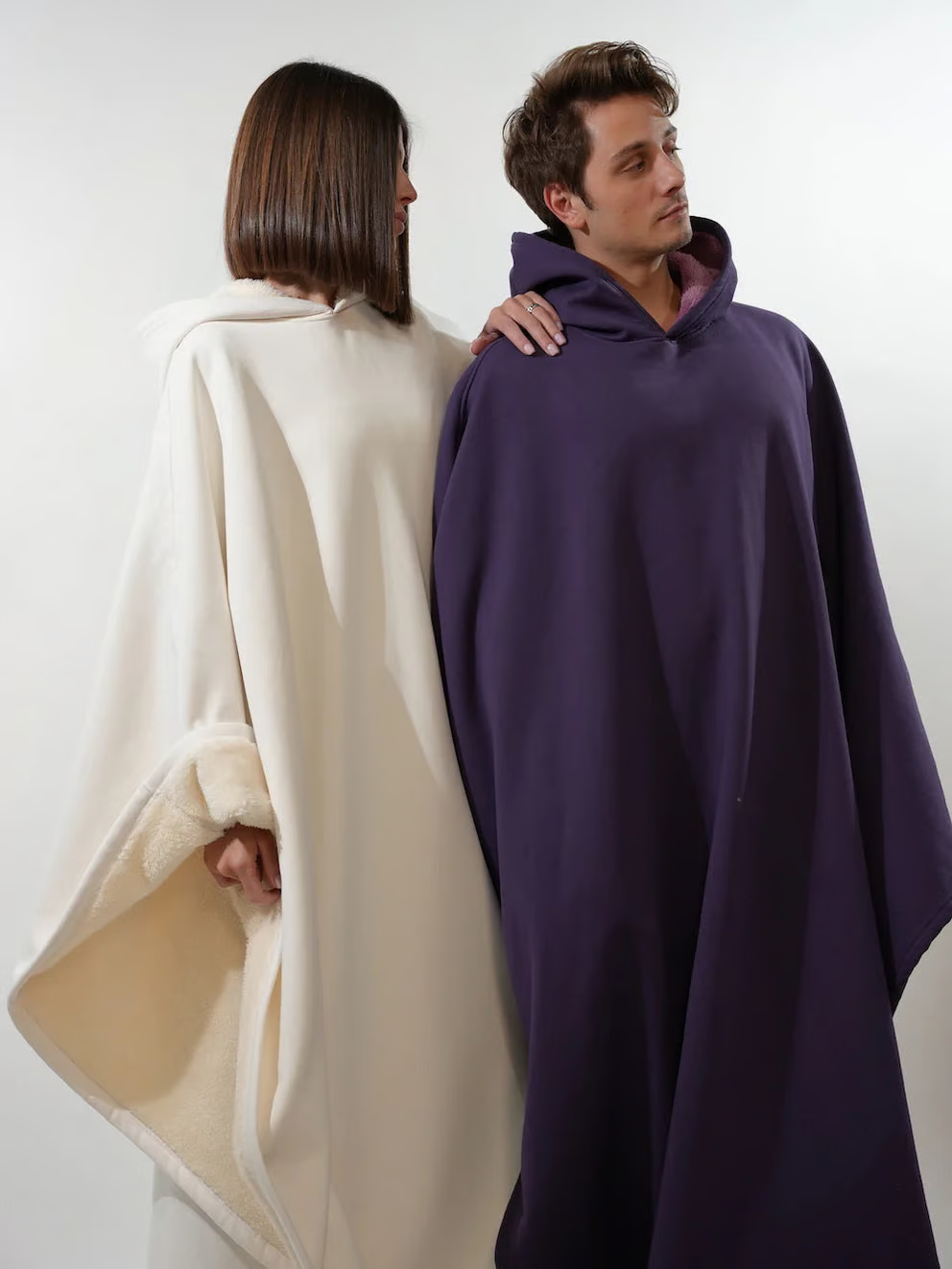 Felpa con cappuccio ArcticFlare NovaWeave — Vestibilità oversize, comfort morbido e rilassante - Desfino