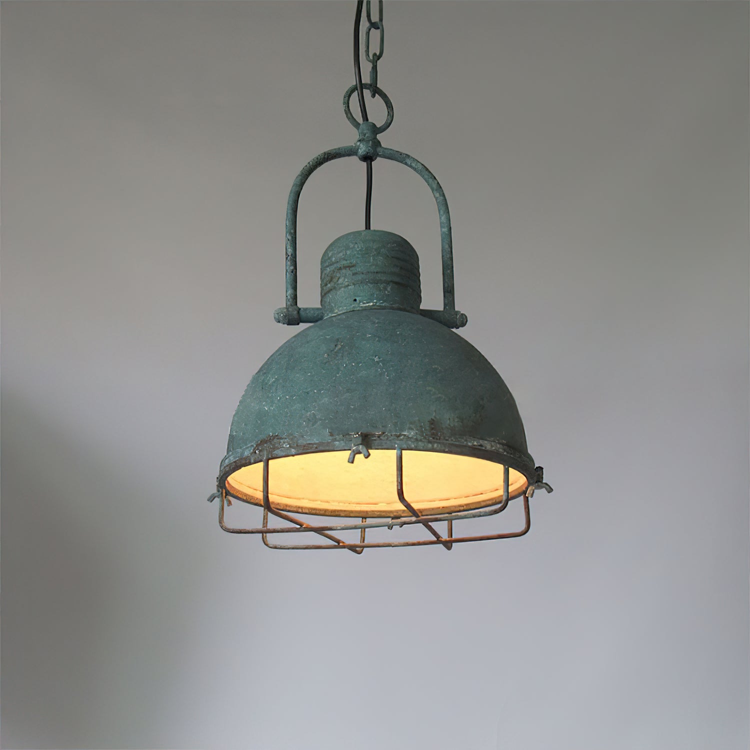 Hopedale Pendant Light — Single Bulb, Domed Shade