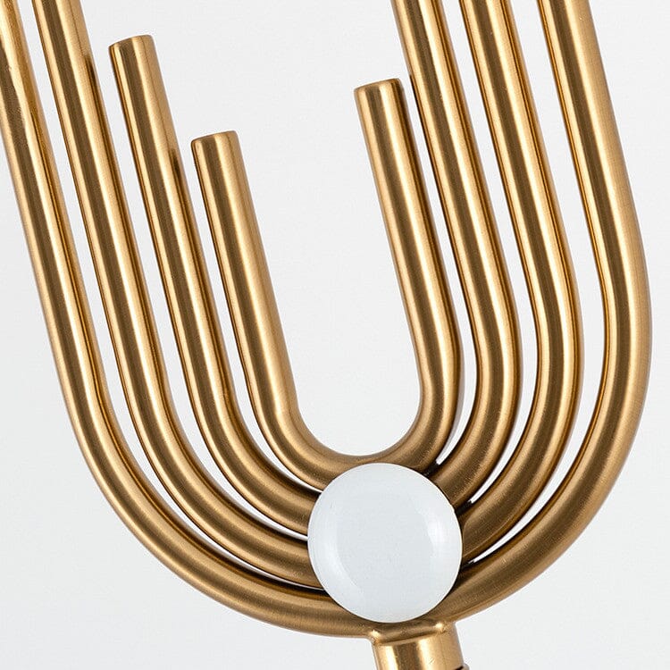 Aurelia Art Deco Floor Lamp — Gold Finish, 165 cm - Desfino