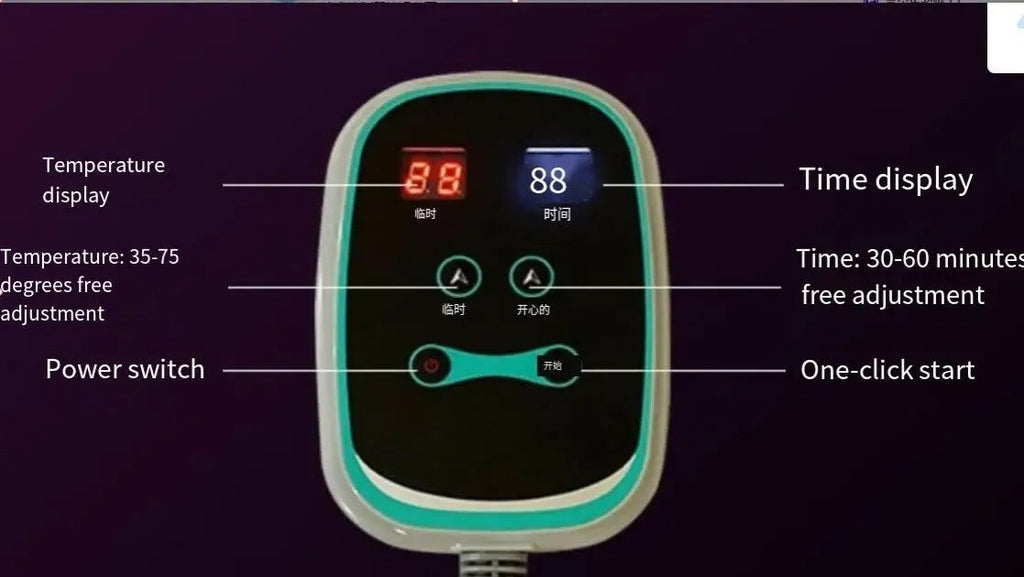 AureaHeat Przenośny koc do sauny z daleką podczerwienią — detoksykujące ciepło - Desfino