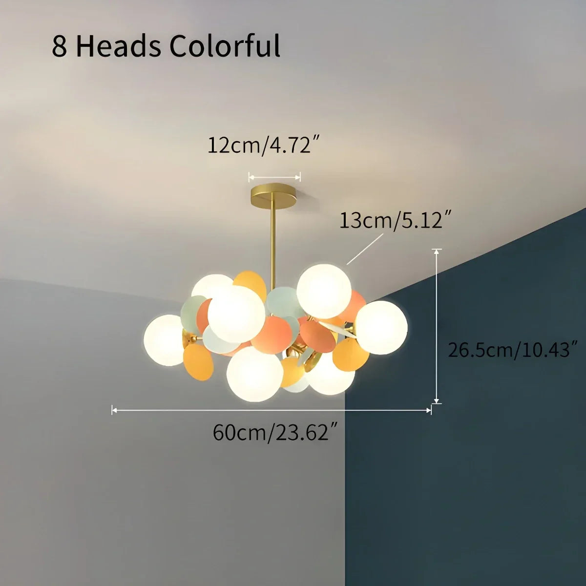 Colorful Flash Modern Chandelier | Desfino