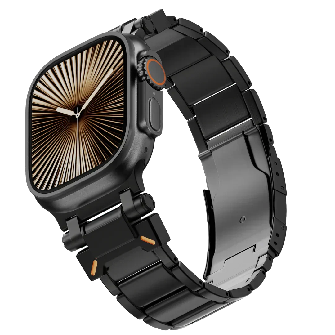 سوار من التيتانيوم متوافق مع Apple Watch من Auridan