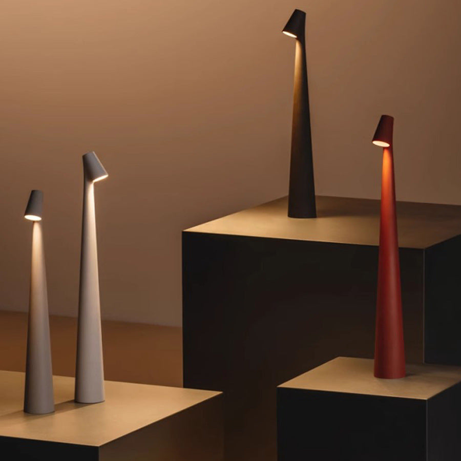 FjordNova Kabellose LED-Tischlampe — Einstellbares kabelloses Licht - Desfino