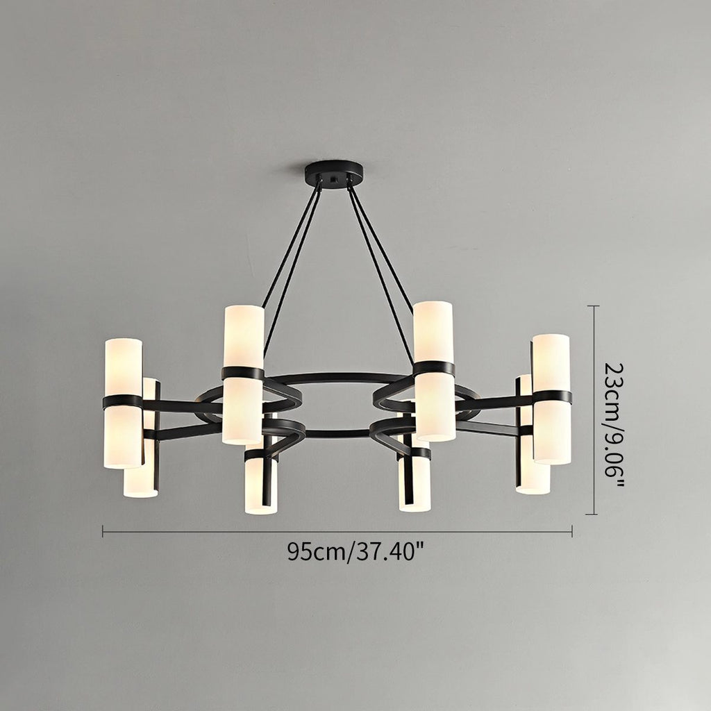 Nordic Creative Multi-Headed Round Chandelier | Desfino