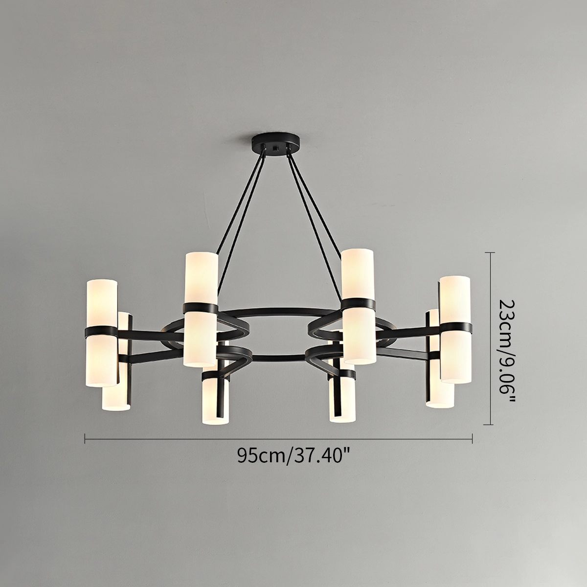 Nordic Creative Multi-Headed Round Chandelier | Desfino