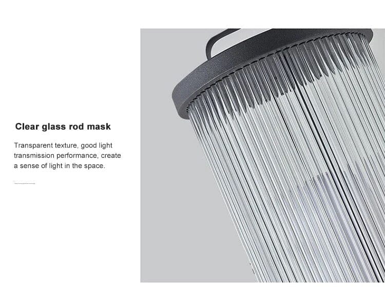 Marinell vanntett hagelanterne — Varmt LED-lys - Desfino