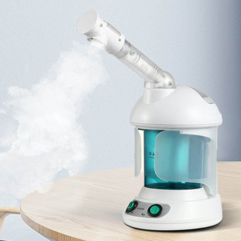 AureaGlow Pro Nano Ionic Facial Steamer — Ramię obracane o 360 stopni, precyzyjna głowica rozpylająca