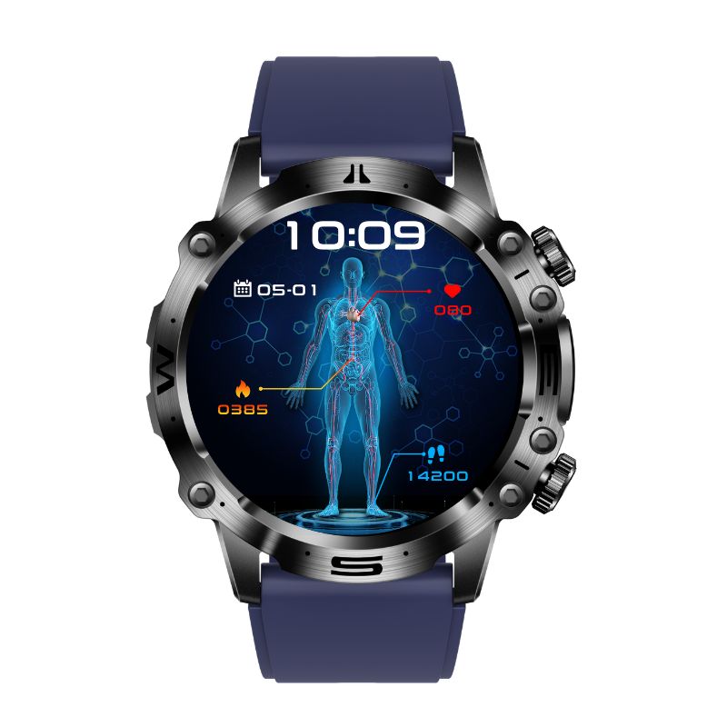 CardioNova スポーツウォッチ - ECG、血糖値、血圧・アクティビティ追跡 - Desfino