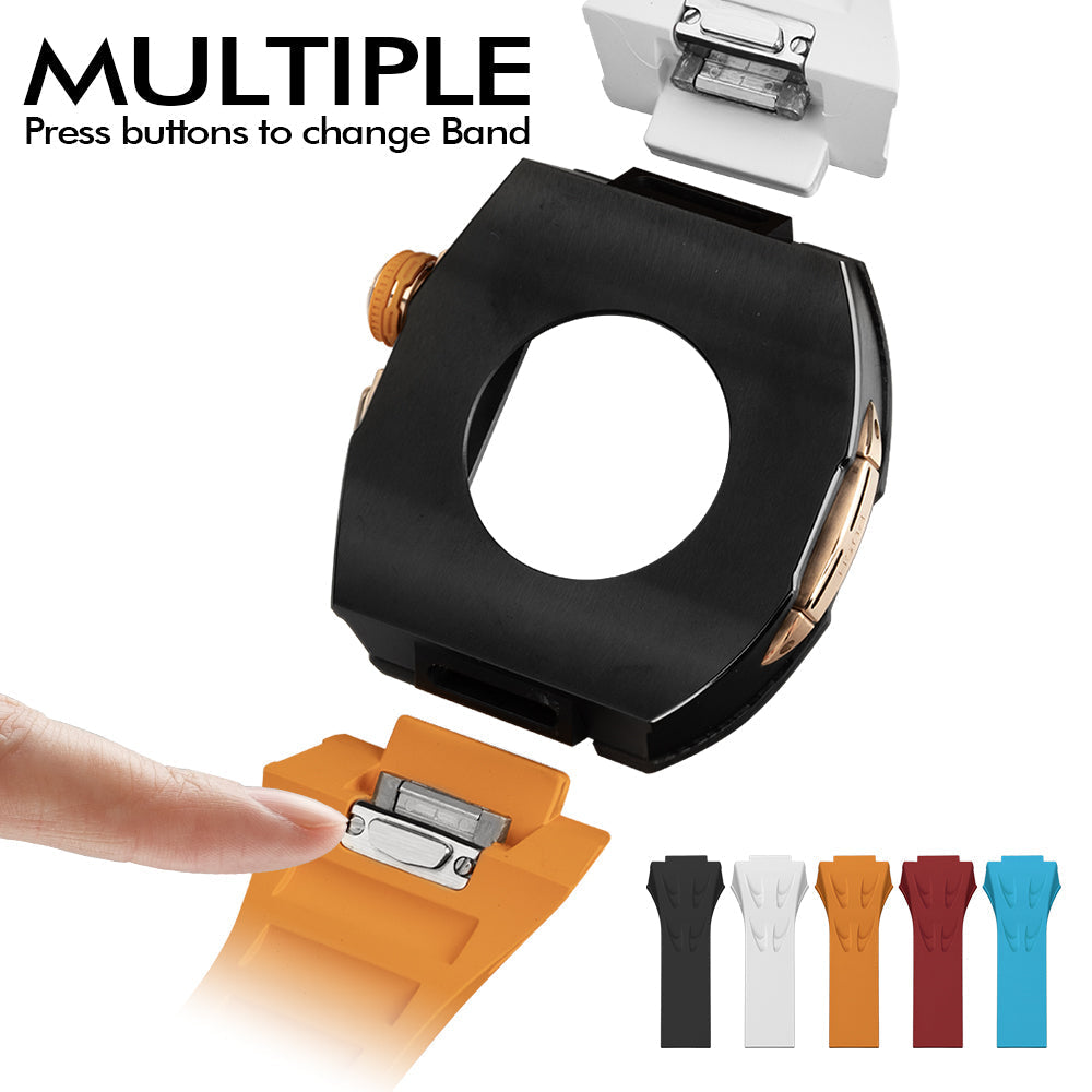 NovaCarb S10 Titanium Carbon Fiber Apple Watch Retrofit Kit - Desfino