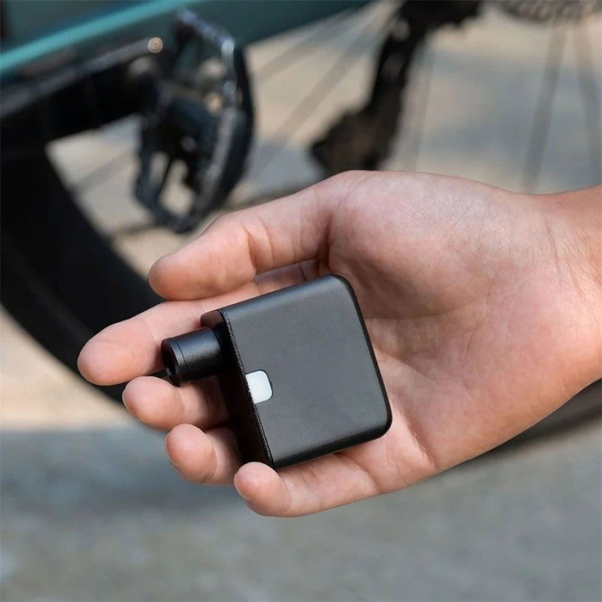 Mini bomba para bicicleta recarregável por USB-C VoltNova — Schrader/Presta | Desfino
