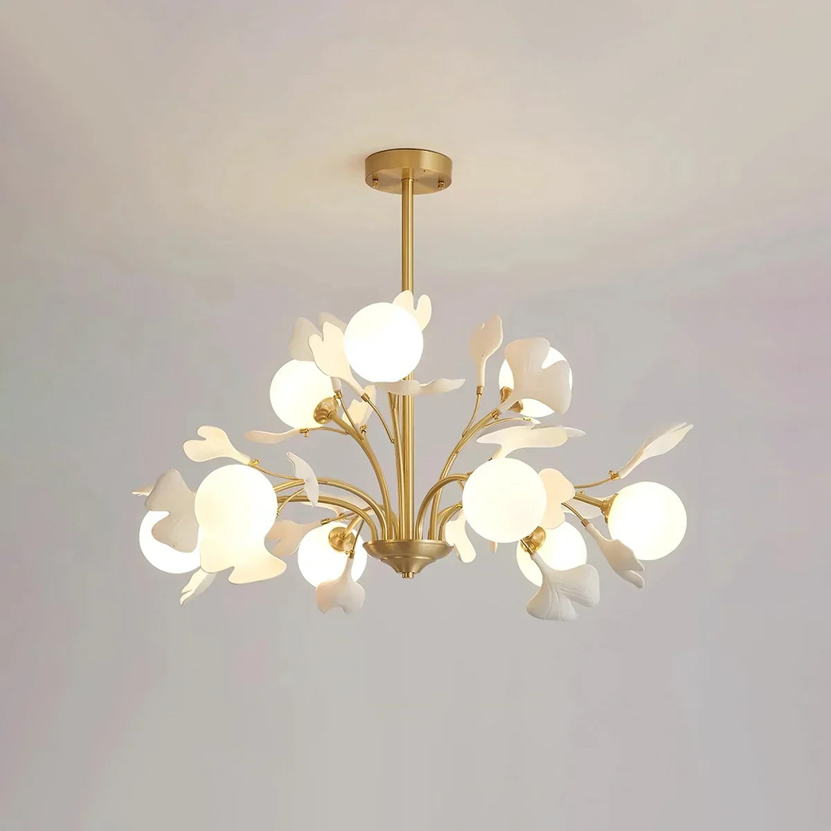 Thalassa Ginkgo Chandelier for Living Room | Desfino