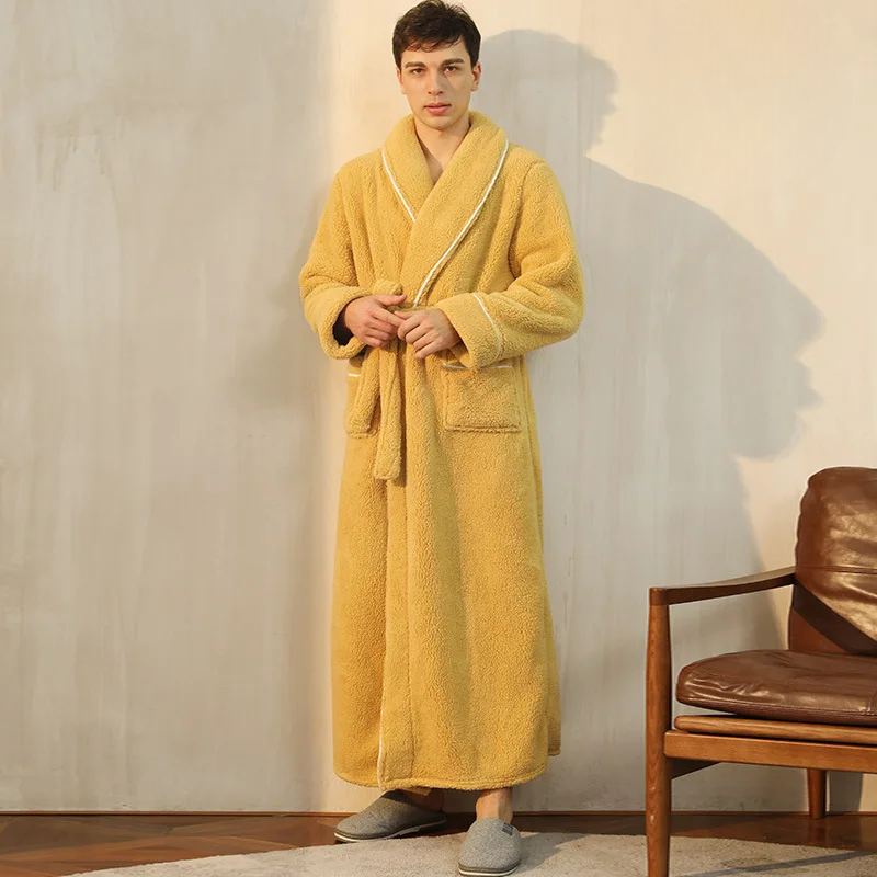 Robe de inverno CozyFlannel — Flanela macia, com cinto e gola de abas - Desfino