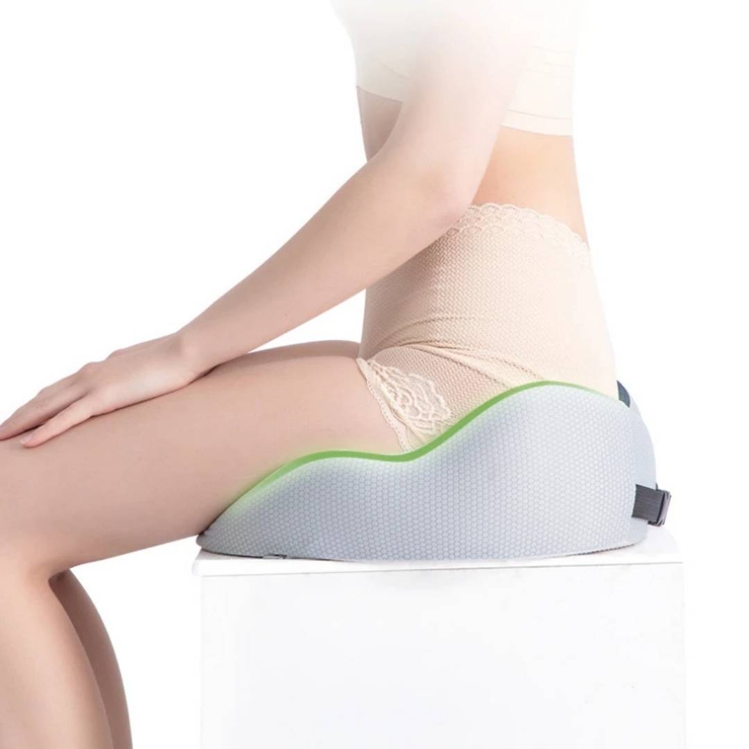 Cuscino per seduta ErgoPro in memory foam — Supporto della postura, sollievo dal coccige - Desfino