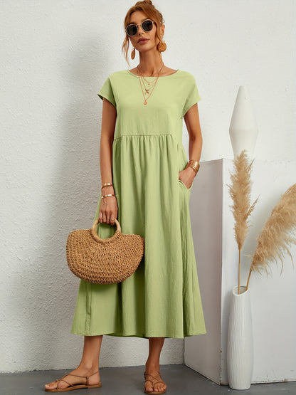Robe Longue Fluide avec Poches