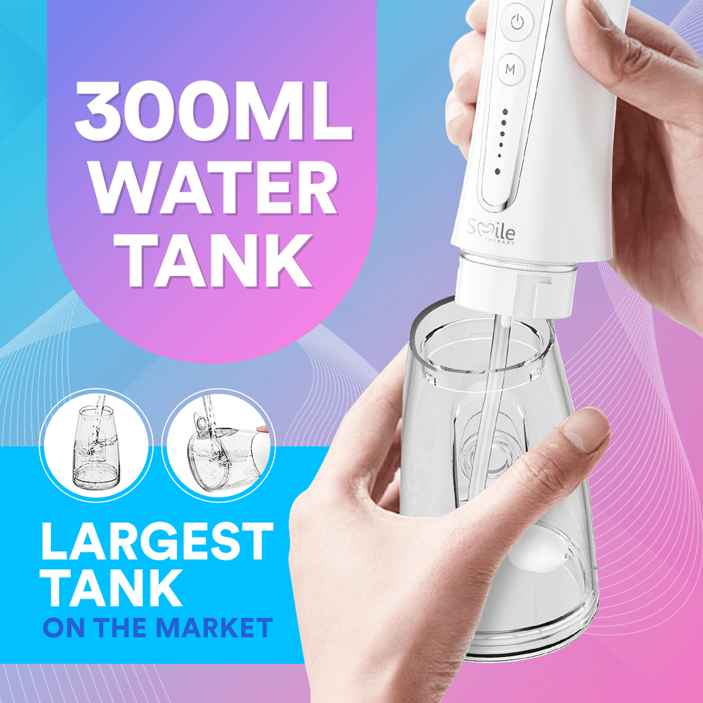 Pro 电动冲牙器 — 每分钟 1200 次脉冲，300ml 水箱，5 种模式 | Desfino