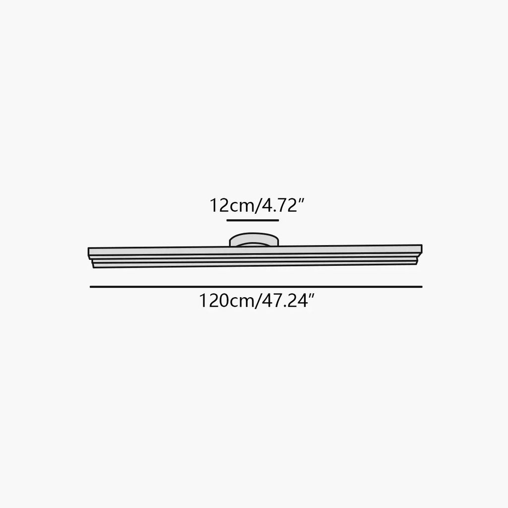 Simple Linear Ceiling Light for Living Room | Desfino