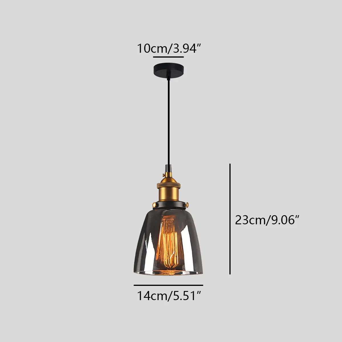 Mabel Glass Pendant Light for Kitchen Island | Desfino