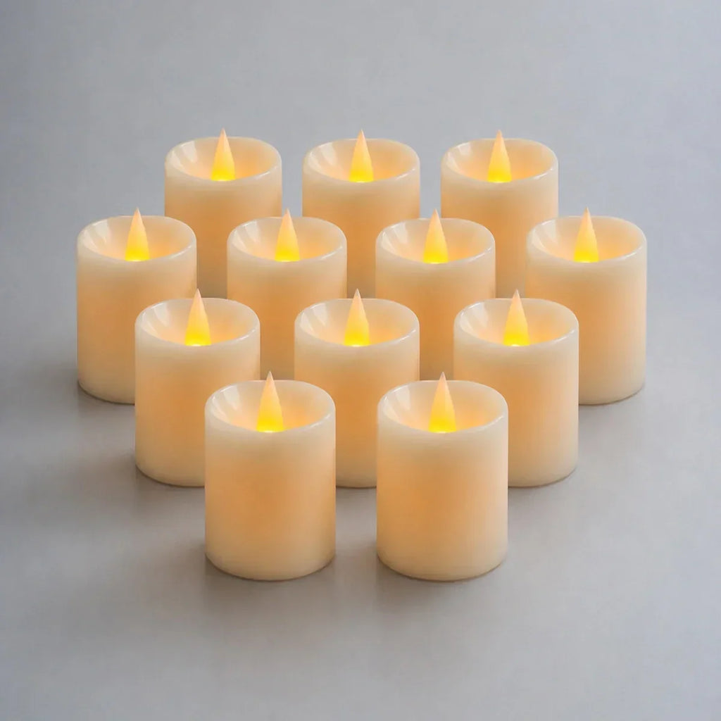 Flameless Votive Candles 12 Pack × 36 | Desfino