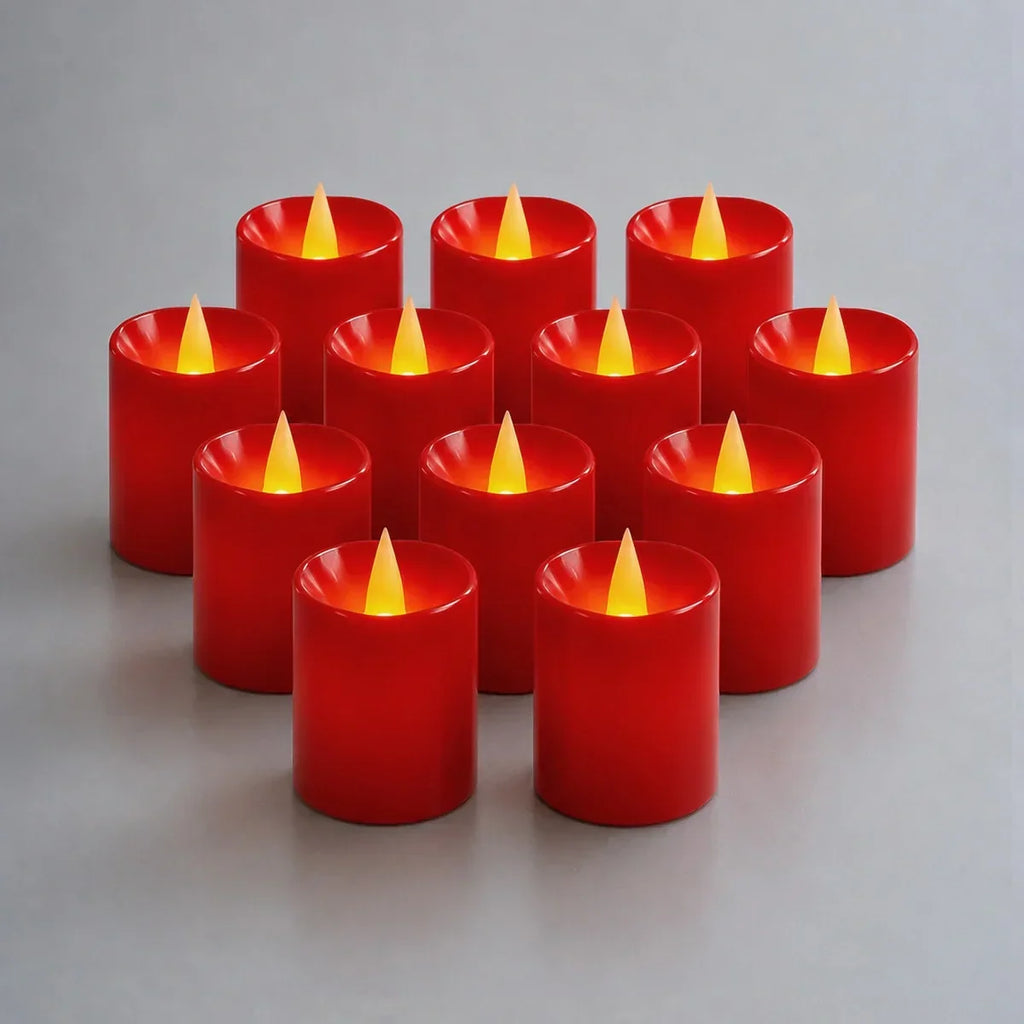 Flameless Votive Candles 12 Pack × 36 | Desfino