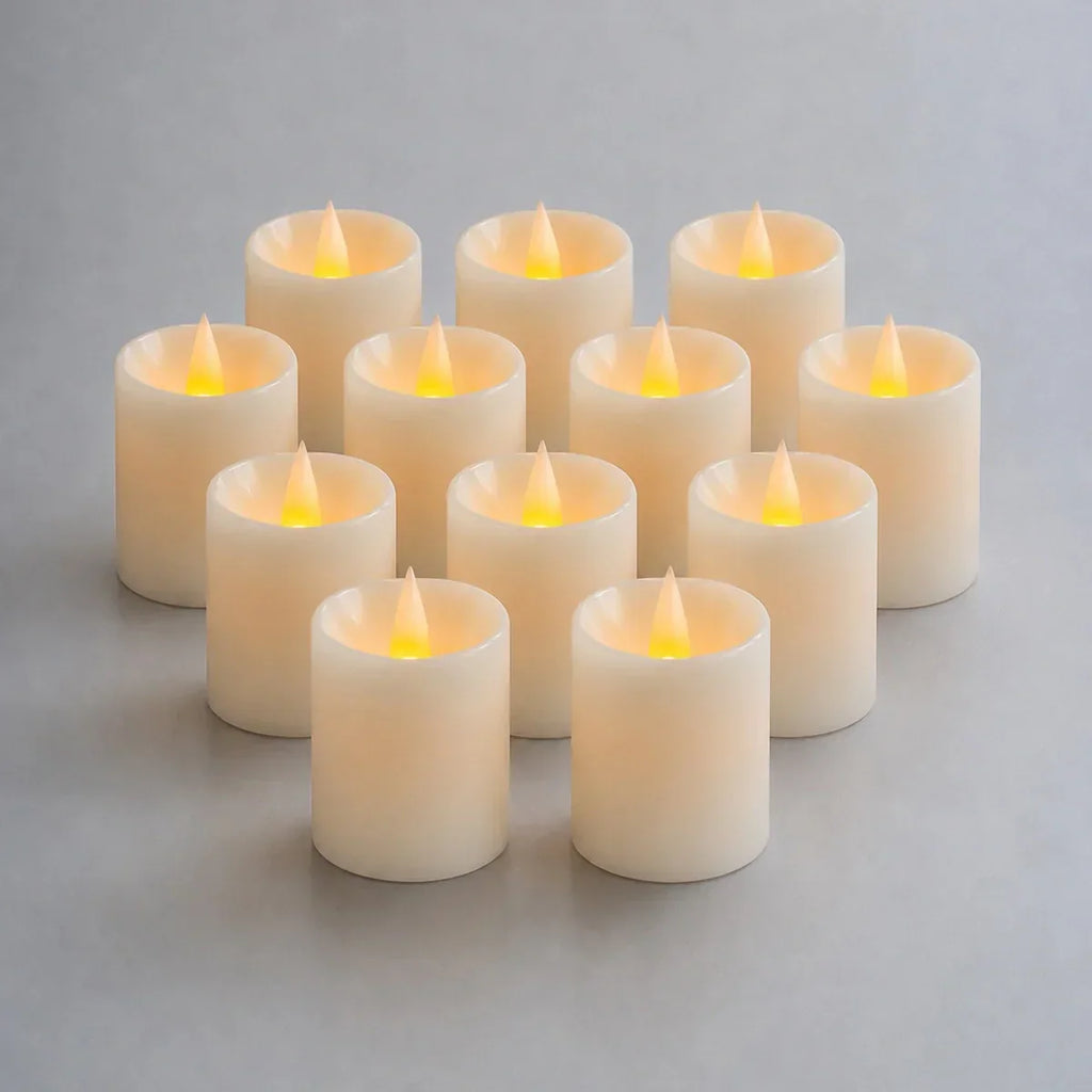Flameless Votive Candles 12 Pack × 36 | Desfino
