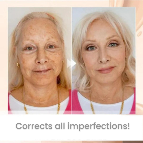 Base de maquillaje y corrector antiarrugas para piel madura — Cobertura media - Desfino