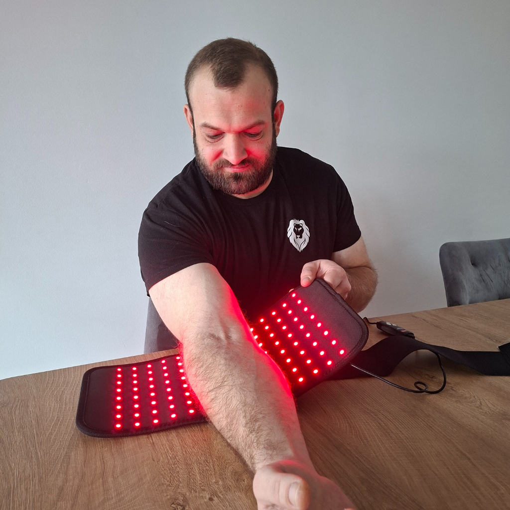 Pad per fototerapia a luce rossa e infrarossa vicina a doppia lunghezza d’onda — design avvolgente a mani libere