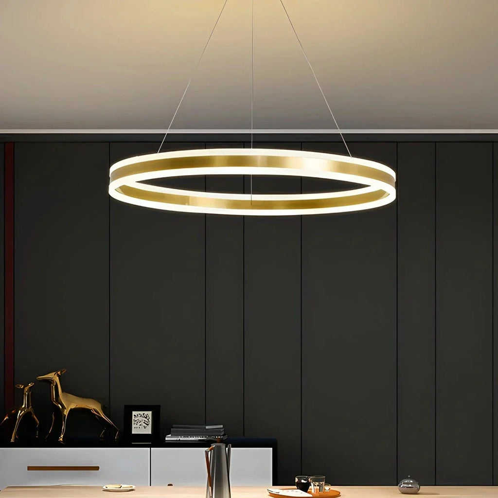 Circle Layered Living Room Chandelier | Desfino
