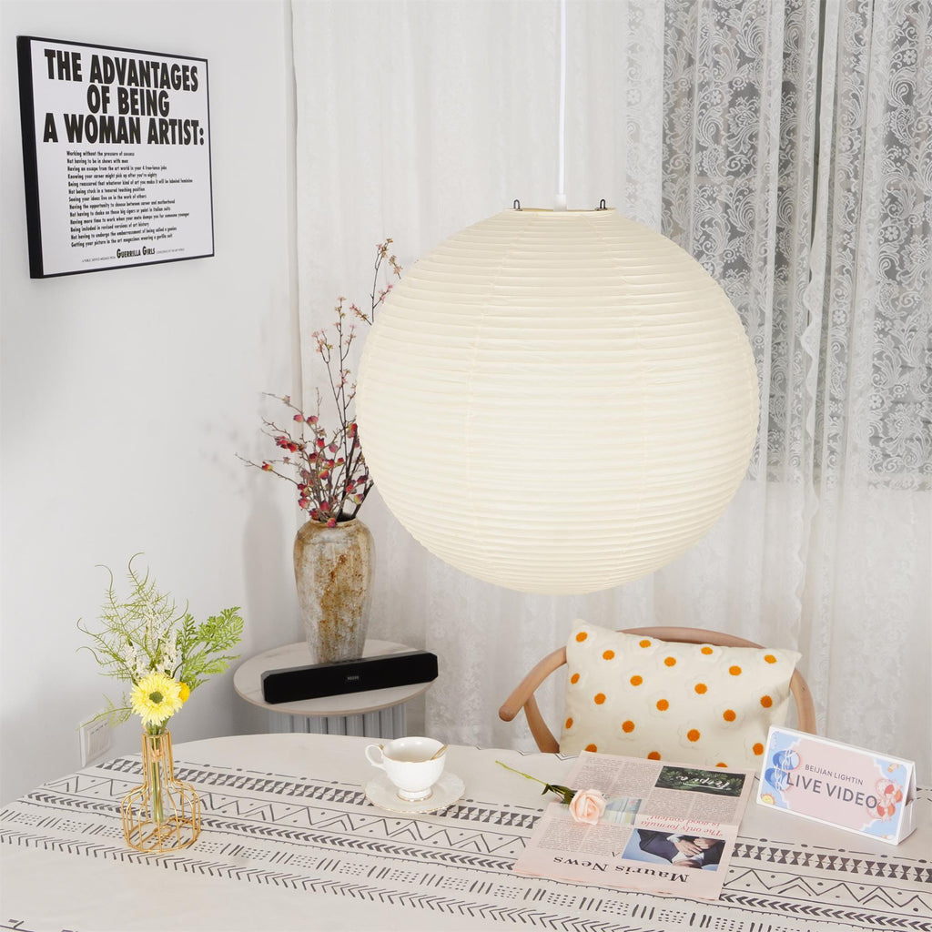 Kirei Studio Mid-Century Pendant Lamp — Akari-Inspired - Desfino