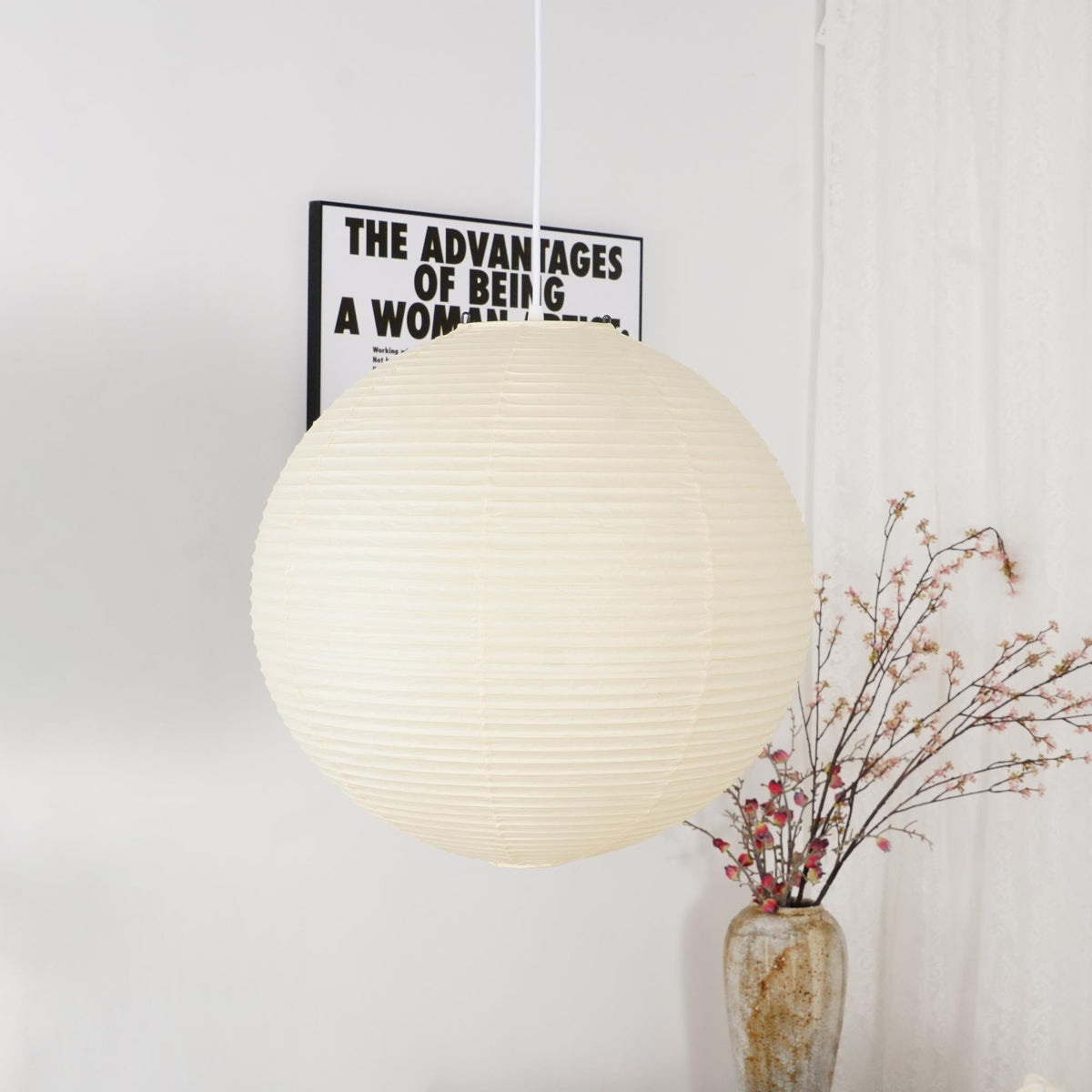 Kirei Studio Mid-Century Pendant Lamp — Akari-Inspired - Desfino