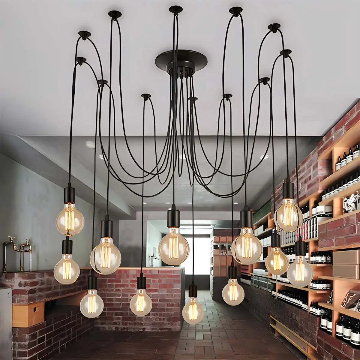 Alfie Vintage Multiple Light Bulbs Chandelier | Desfino