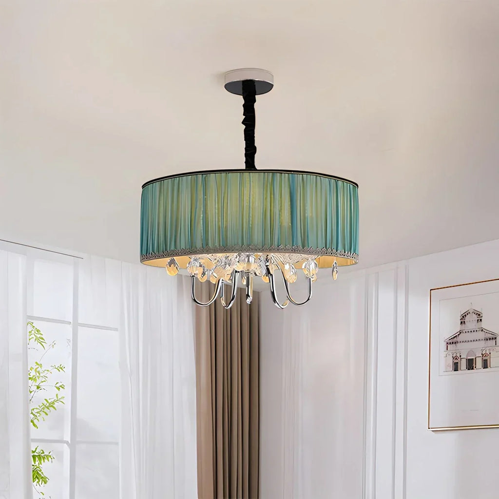 Alloy Luxury Crystal  Pendant Light for Living Room | Desfino