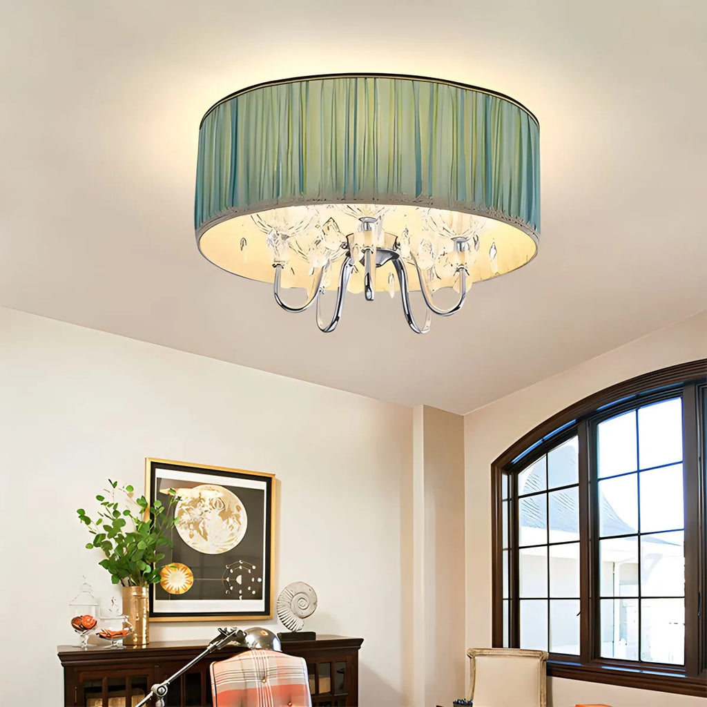 Alloy Luxury Crystal  Pendant Light for Living Room | Desfino