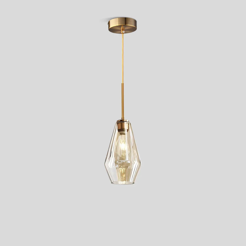 Hailie Clear Glass Pendant Light for Kitchen | Desfino