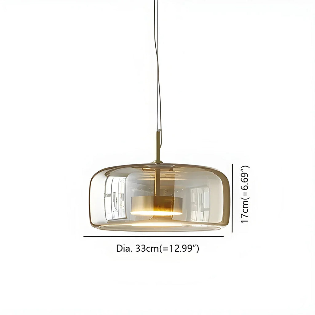 Modern Glass Pendant Light for Dining Room | Desfino