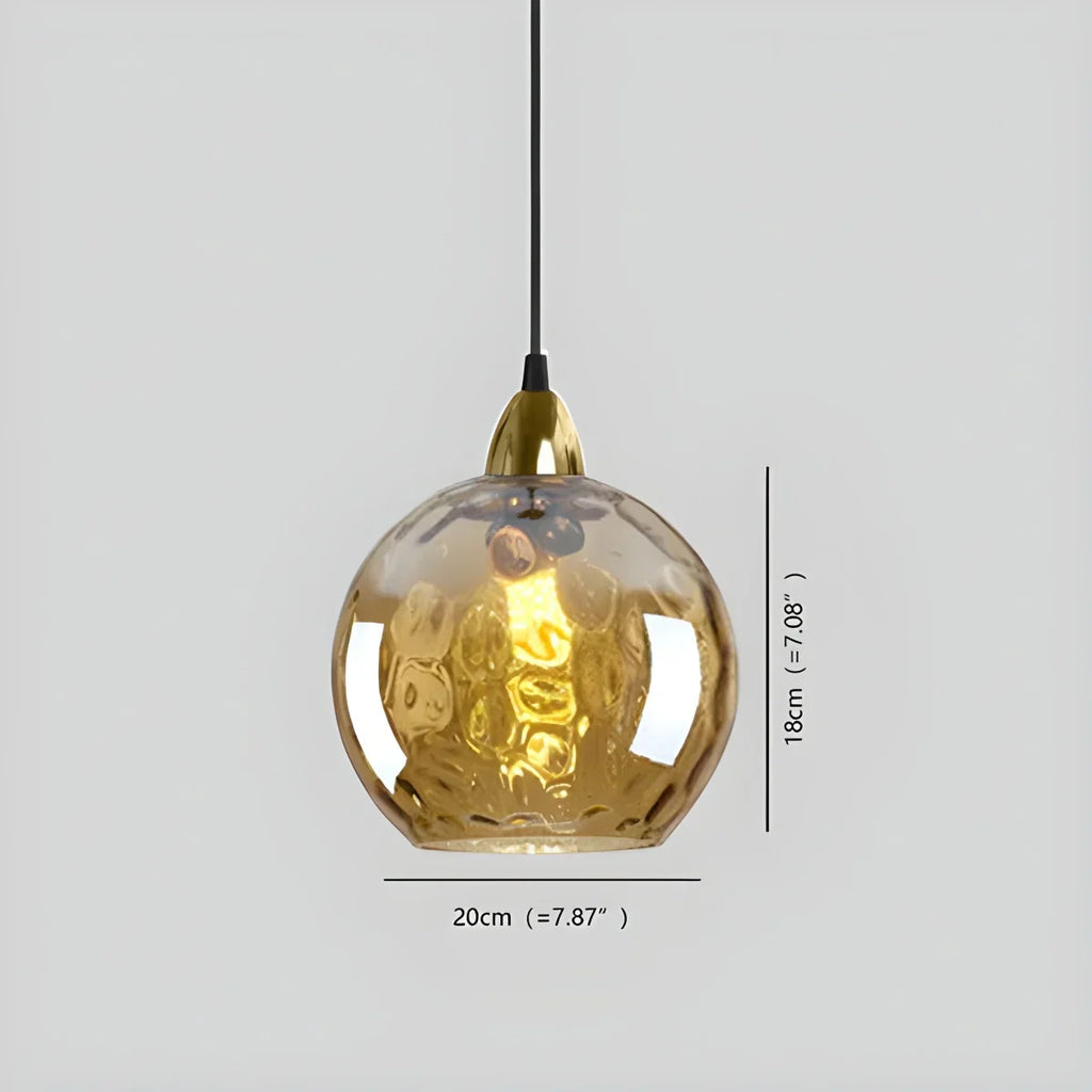 Colorful Glass Ball Pendant Light for Living Room | Desfino