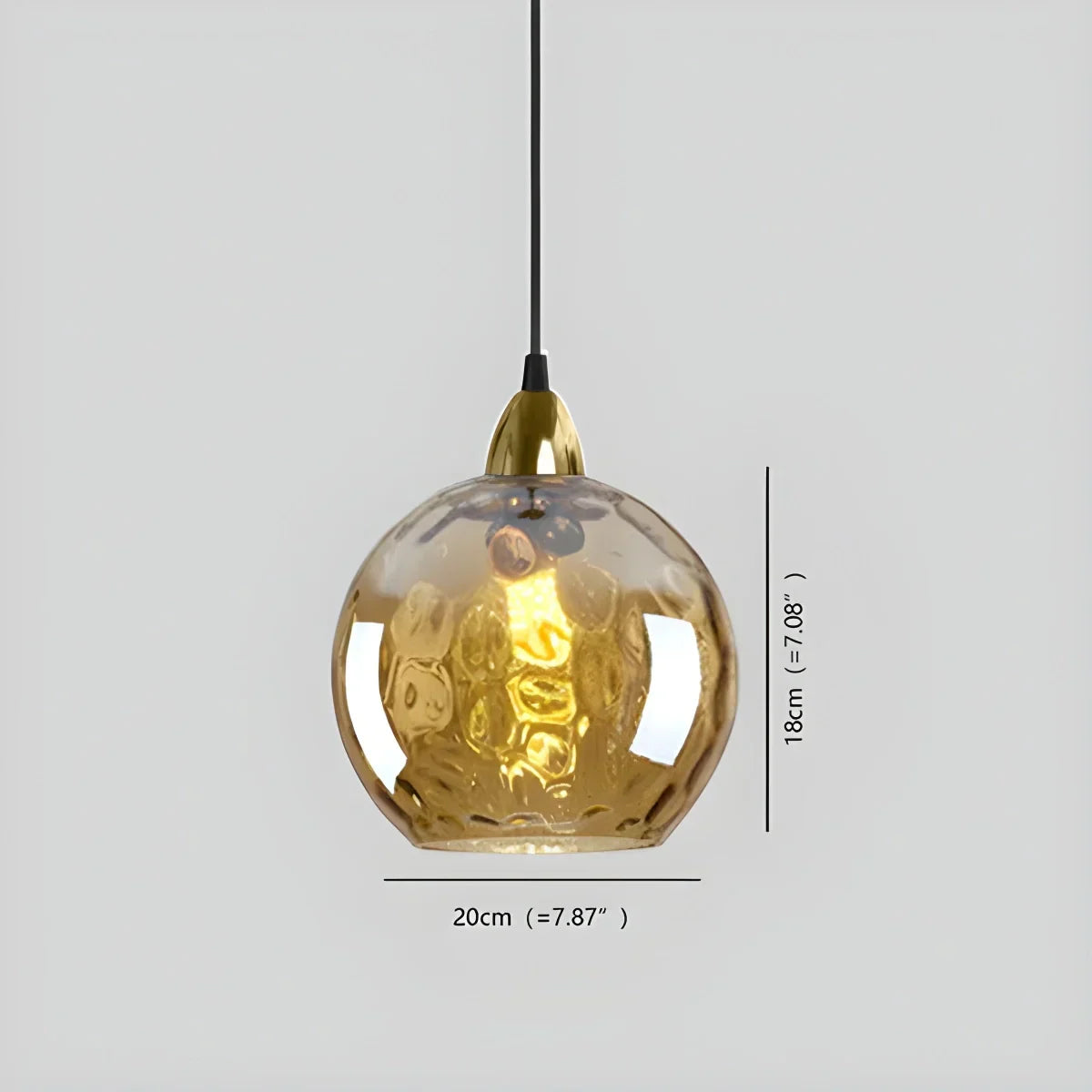 Colorful Glass Ball Pendant Light for Living Room | Desfino