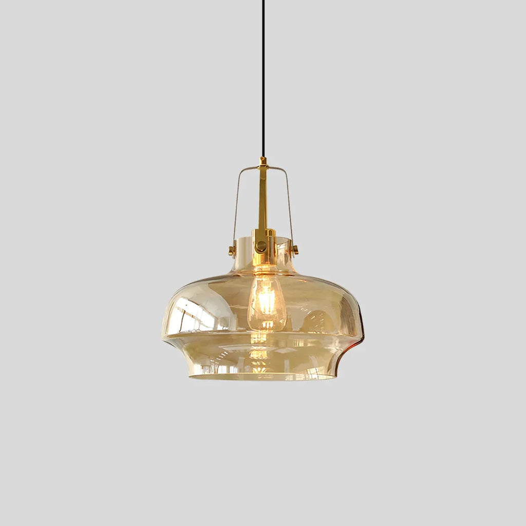 Nordische minimalistische Glas-Pendelleuchte für das Esszimmer | Desfino