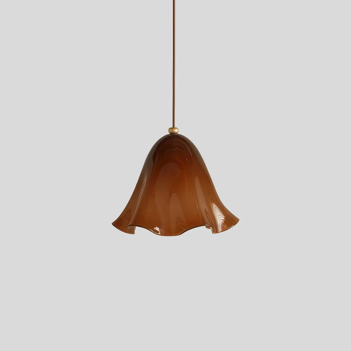 Vintage Flower Colored Glass Pendant Light | Desfino